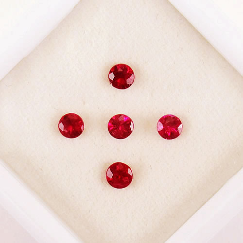 ルビー　2.6～2.8mm 　0.45ct　ジュエリールース ed656 画像