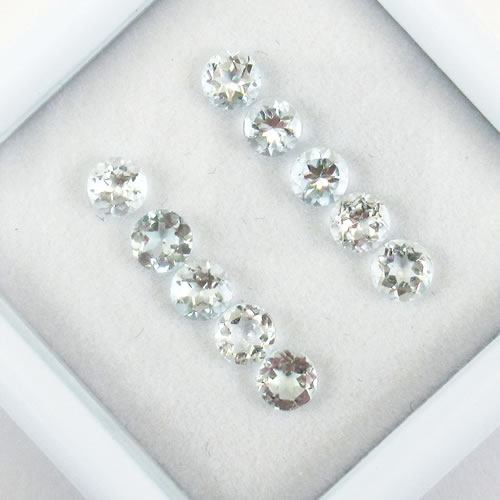 アクアマリン　0.93ct　10ps　ジュエリールース ed659 画像