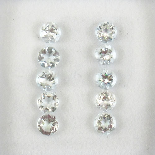アクアマリン　0.93ct　10ps　ジュエリールース ed659 画像
