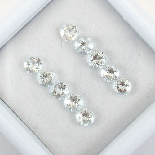 アクアマリン　0.93ct　10ps　ジュエリールース ed663 画像