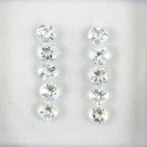 アクアマリン　0.93ct　10ps　ジュエリールース ed663 画像