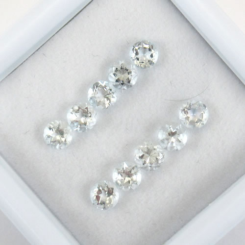 アクアマリン　0.93ct　10ps　ジュエリールース ed663 画像