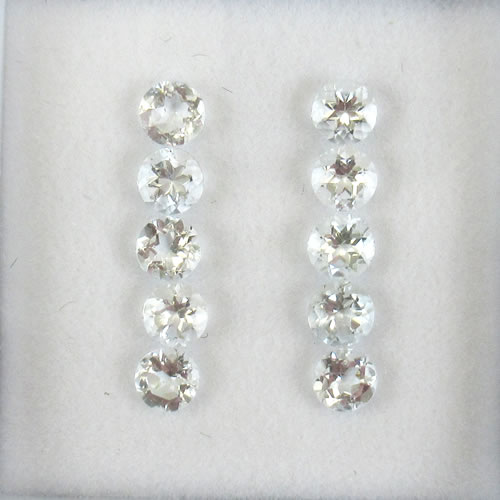 アクアマリン　0.96ct　10ps　ジュエリールース ed664 画像