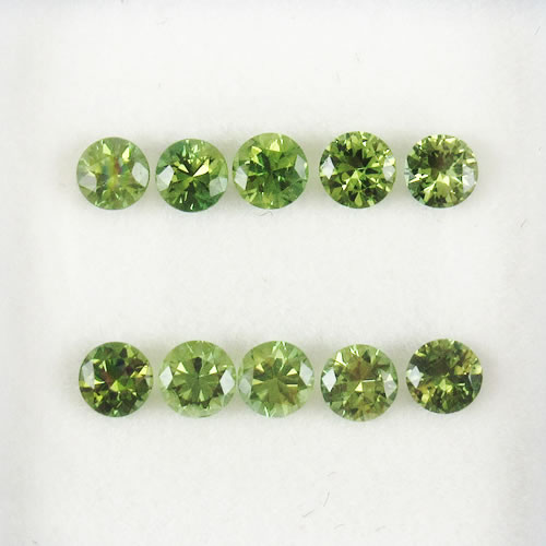 グリーンサファイア　1.28ct　10ps　ジュエリールース ed665