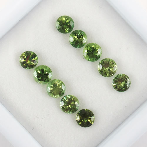 グリーンサファイア　1.28ct　10ps　ジュエリールース ed665 画像