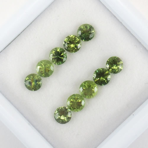 グリーンサファイア　1.34ct　10ps　ジュエリールース ed666 画像
