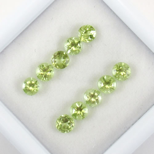 ペリドット　1.27ct　10ps　ジュエリールース ed669 画像