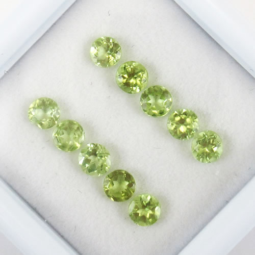 ペリドット　1.20ct　10ps　ジュエリールース ed670 画像