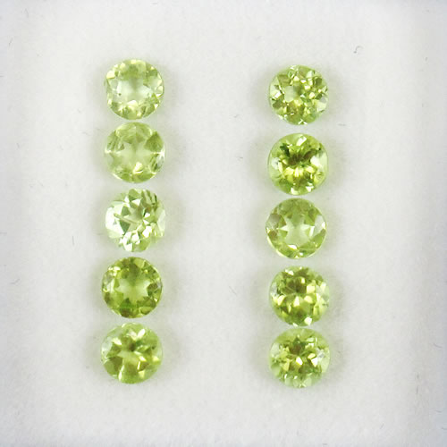ペリドット　1.20ct　10ps　ジュエリールース ed670 画像