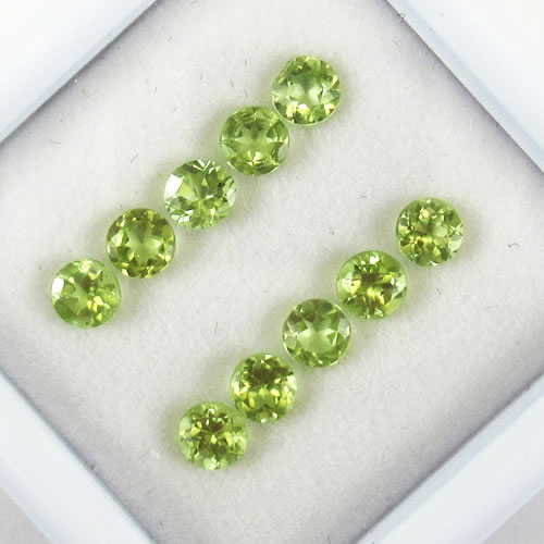 ペリドット　1.20ct　10ps　ジュエリールース ed670 画像