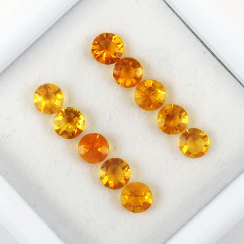 ファイアーオパール　0.75ct　10ps　ジュエリールース ed680 画像
