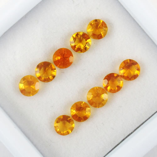 ファイアーオパール　0.75ct　10ps　ジュエリールース ed680 画像