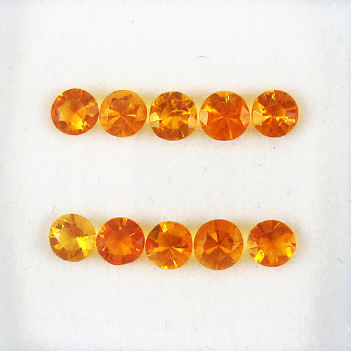 ファイアーオパール　0.75ct　10ps　ジュエリールース ed682