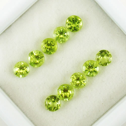 ペリドット 1.28ct 10ps ジュエリールース ed696 画像