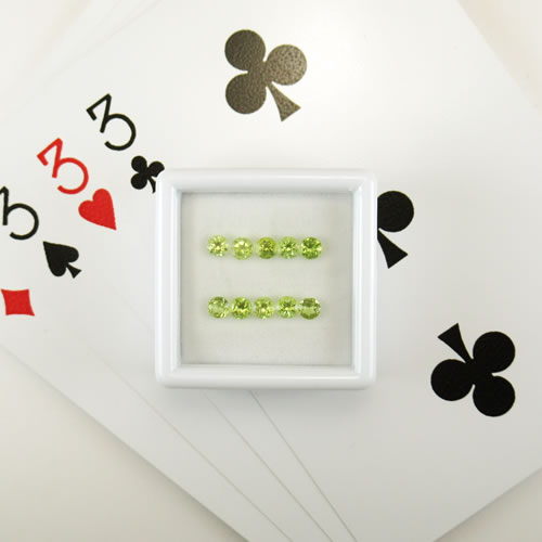 ペリドット 1.28ct 10ps ジュエリールース ed696 画像