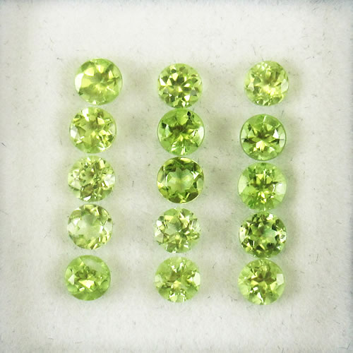 ペリドット 1.80ct 15ps ジュエリールース ed697 画像