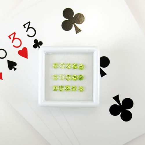 ペリドット 1.80ct 15ps ジュエリールース ed697 画像