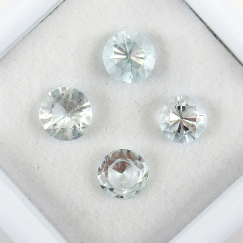 アクアマリン　1.39ct　4ps　ジュエリールース ed699 画像