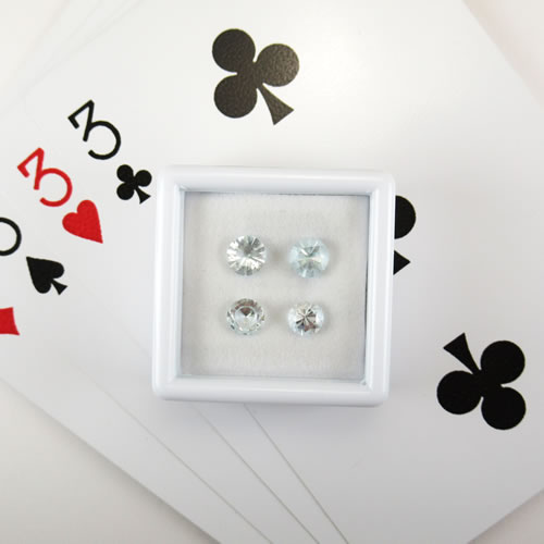 アクアマリン　1.39ct　4ps　ジュエリールース ed699 画像