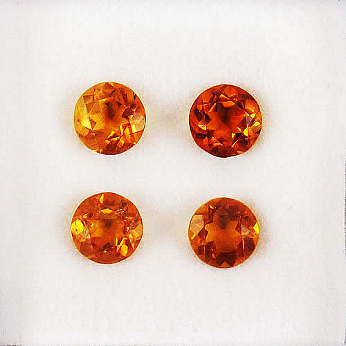 シトリントパーズ 1.44ct 4ps ジュエリールース ed702 画像