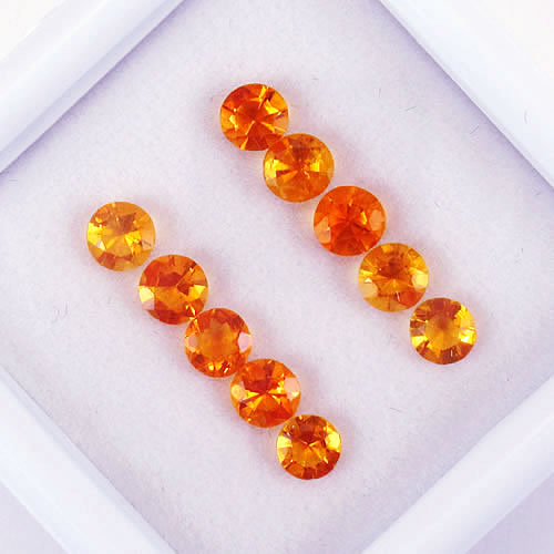 ファイアーオパール　0.76ct　10ps　ジュエリールース ed718 画像