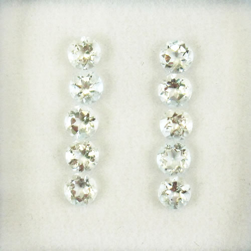 アクアマリン　0.90ct　10ps　ジュエリールース ed719 画像