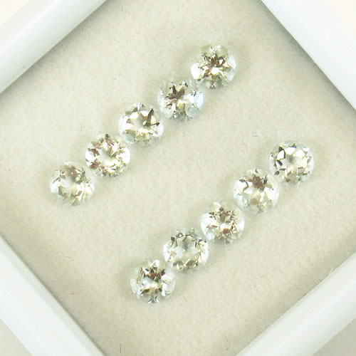 アクアマリン　0.90ct　10ps　ジュエリールース ed719 画像
