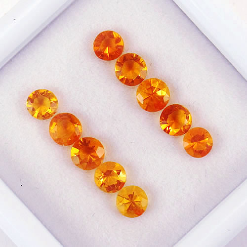 ファイアーオパール　0.73ct　10ps　ジュエリールース ed721 画像