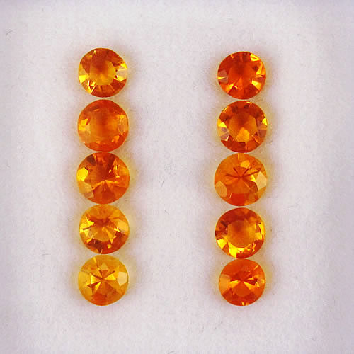 ファイアーオパール　0.73ct　10ps　ジュエリールース ed721 画像