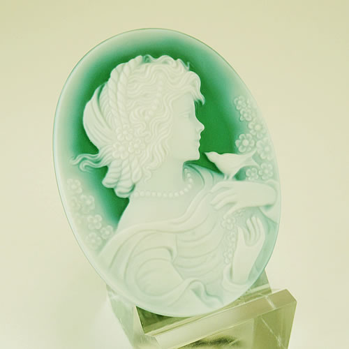 W.B メノーカメオ 50×40mm ジュエリールース ed744 画像