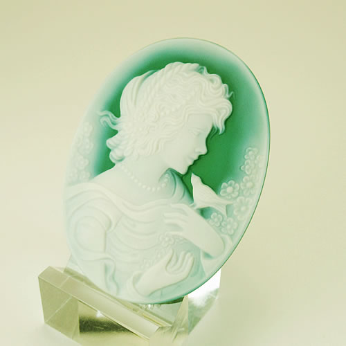 W.B メノーカメオ 50×40mm ジュエリールース ed744 画像