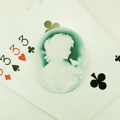 W.B メノーカメオ 50×40mm ジュエリールース ed744 画像