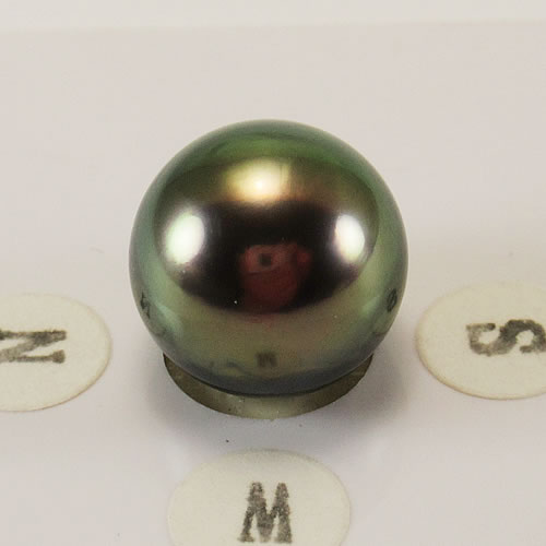 タヒチパール　ピーコック　12.7mm　ジュエリールース ed764 画像