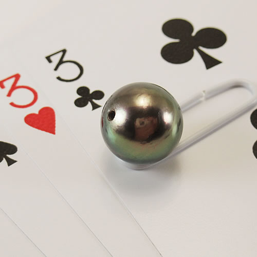 タヒチパール　ピーコック　12.7mm　ジュエリールース ed764 画像