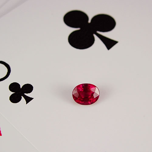 ルビー　 0.61ct　ジュエリールース ed770 画像