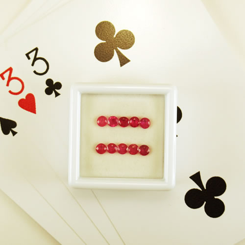 ルビー 1.40ct 10ps ジュエリールース ed775 画像