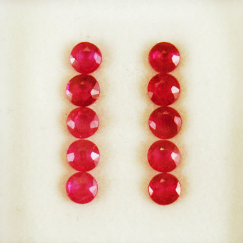 ルビー 1.29ct 10ps ジュエリールース ed778 画像