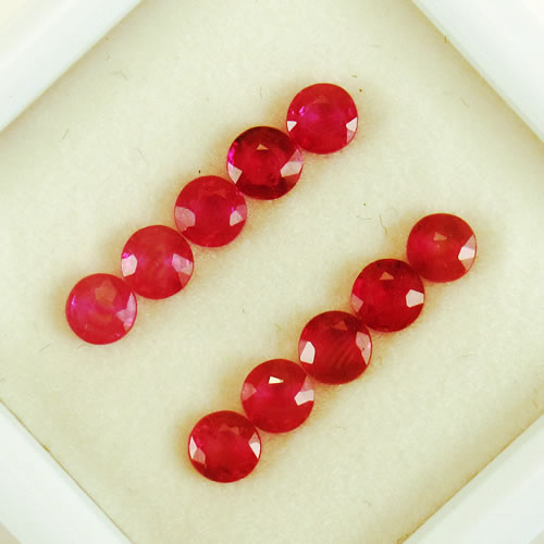 ルビー 1.29ct 10ps ジュエリールース ed778 画像