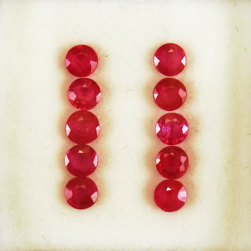 ルビー 1.29ct 10ps ジュエリールース ed781 画像