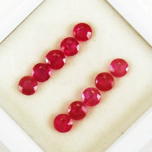 ルビー 1.29ct 10ps ジュエリールース ed781 画像