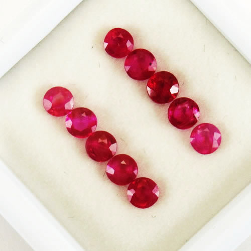 ルビー 1.35ct 10ps ジュエリールース ed784 画像