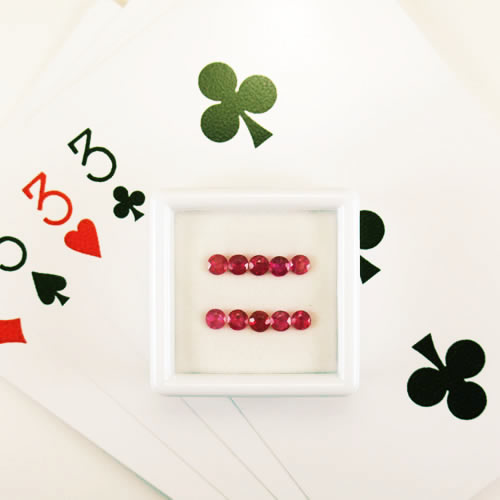 ルビー 1.35ct 10ps ジュエリールース ed784 画像