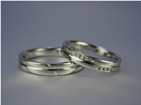 k18wg 　ペアリング・結婚指輪