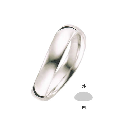 pt900 ウェーブ3mm　結婚指輪・ペアリング　ジュエリー pw205 画像