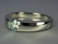 k18wg アイスブルー ダイヤリングジュエリーrs103 - 御徒町の宝石屋 ジュエリーShinwa ダイヤモンド婚約指輪・ペアリング・結婚