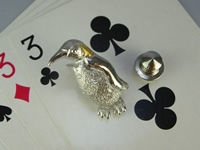シルバー925　ペンギン02 タイタック・ブローチジュエリー