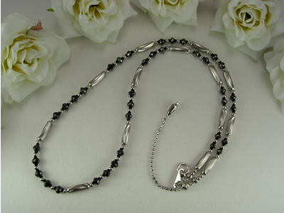 k18wg ブラック　ダイヤ 10ct　ネックレスジュエリー